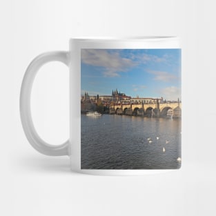 Side view of Charles Bridge Mug